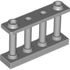 Part 30055 Dark Bluish Gray Fence Spindled 1 x 4 x 2 with 2 Studs 